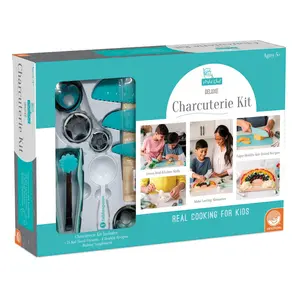 MindWare Playful Chef Deluxe Charcuterie Kit — 25-Piece Cooking Set for Ages 5+