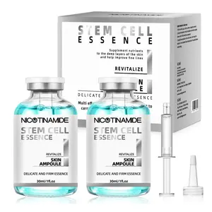Stem Cell Serum for Face, Glowing Essence, Microneedling Ampoule, Anti-Aging Wrinkle, Hydrating Facial Serum, Nourishing Formula Smooth Rejuvenated Skin,  1.2 Fl Oz