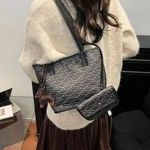 Shopping bags Mummy tote Bag double sides leather mini Premium PU Leather Tote Bags, Small Medium Large Sizes, Spacious Lightweight Shoulder Bag for Daily Work & Travel &Sports Outdoors Date Gifts for girls and ladies