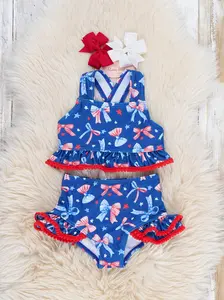 Patriotic Bow Party Swimsuit