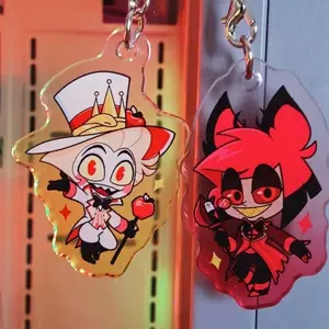 Hazbin Hotel Alastor And Lucifer Keychain
