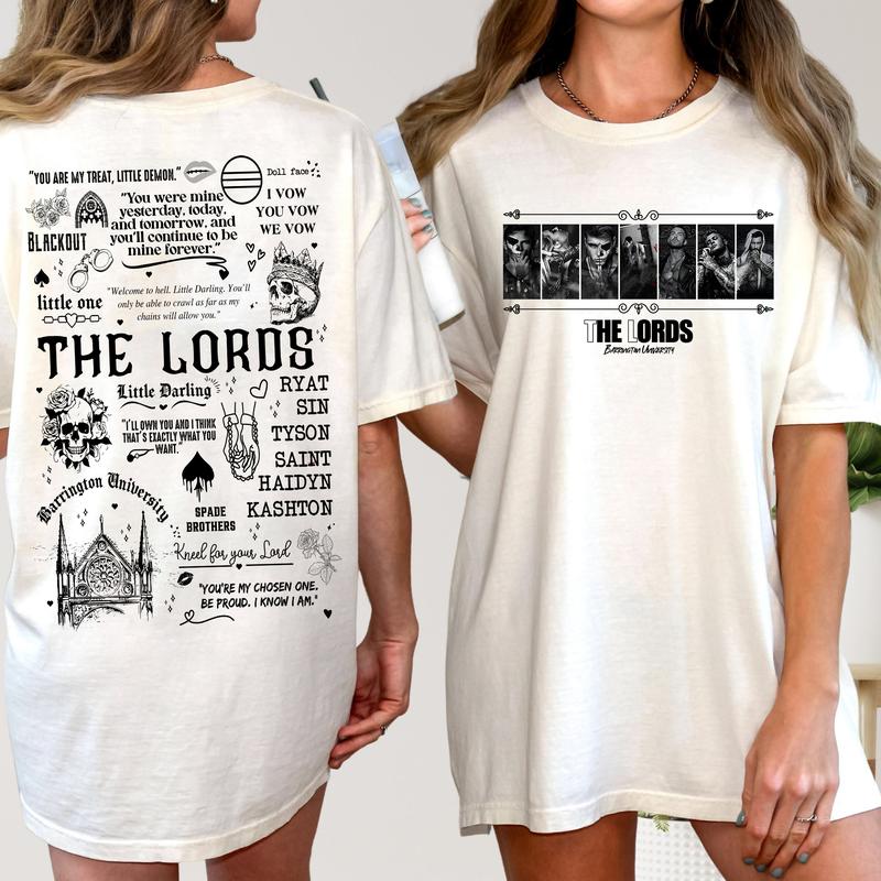 The LORDS Series T-Shirt, Chaotic Book Sweatshirt, I Vow You Vow We Vow Hoodie, Bookish Merch, Dark Romance Tee, Book Lover, Spicy Reader Gifts