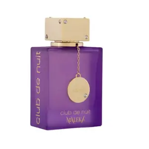 Armaf Maleka Eau de Parfum Club de Nuit - Purple Bottle with Gold Cap - 3.4 oz - Fragrance for Women and Men - Top Citrus & Exotic Fruits - Heart Florals & Spices - Base Amber Musk & Woods