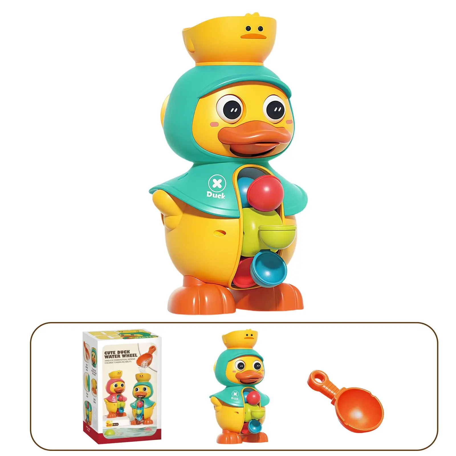 Green Duck Water Wheel