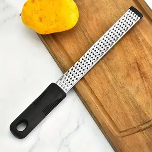Stainless Steel Lemon Zester & Cheese Grater, 2 Counts Multifunctional Manual Ginger Shredding Tool, Creative Kitchen Gadget for Home Cooking, Utensils