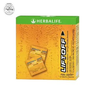 Herbalife Liftoff Ignite Me Orange  30 Tablets Vitamin Enriched Effervescent Energy Drink with Caffeine B Vitamins & Vitamin C