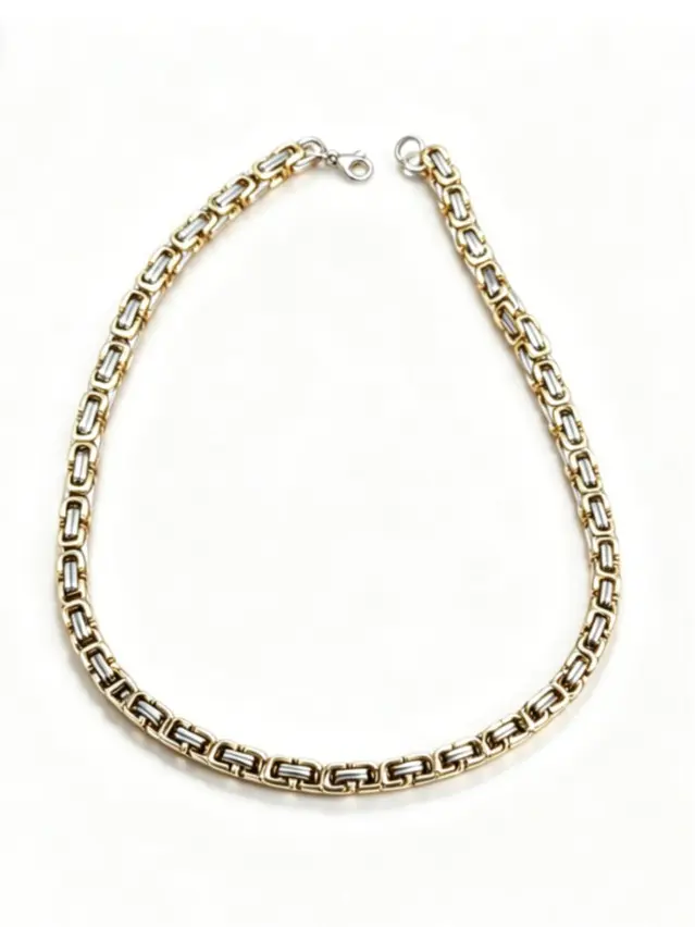 Byzantine Two-Tone Necklace 8mm