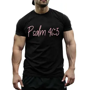 Inspirational Bible Verse Psalm 46:5 "GOD IS WITHIN HER SHE WILL NOT FALL", Retro Vintage Loose Fit Unisex Christian Faith Based Top for Spring Summer