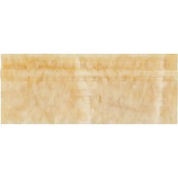 Aurora Onyx 5x12 Baseboard Polished Sample