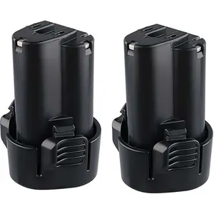 2Pack 4.8Ah 10.8V BL1014 Battery Replacement for Makita 10.8V-12V Max Lithium ion Battery BL1013 194550-6 194551-4 195332-9 CL100DW DF330D FD01ZW