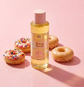 Glazed Donut Body Nectar - Scented Fragrance with Vanilla, Long Lasting Moisturizer in Yellow Tube