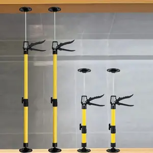 Telescopic Support Rod, Adjustable Third Hand Support System for Non-slip Carpentry Installation, Door Lift Support Tool