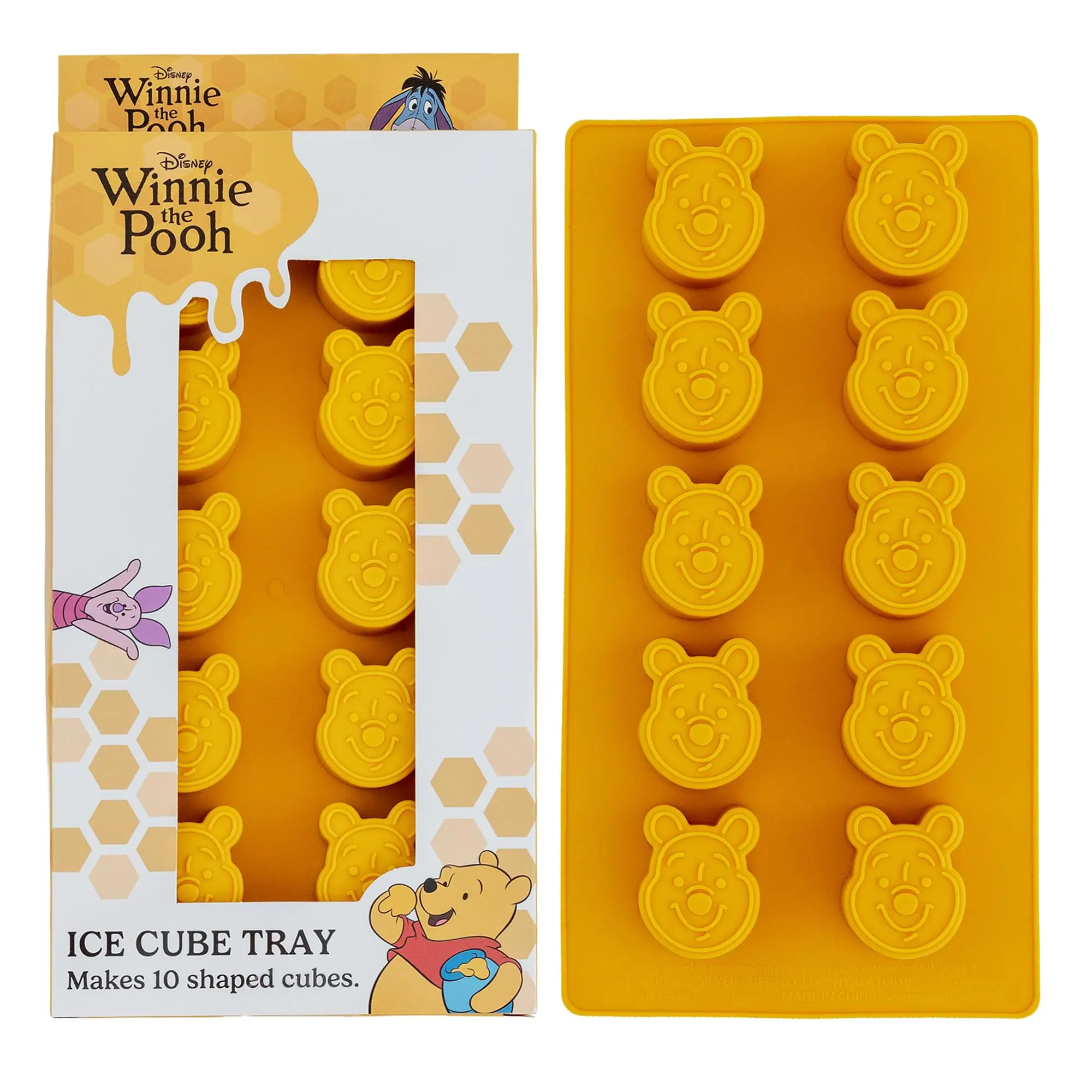 Disney Winnie The Pooh Face Molded Silicone Ice Cube Tray