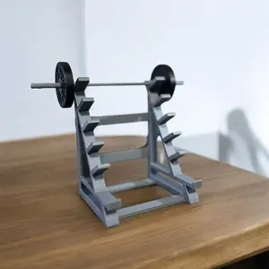 Mini Strength: 3D-Printed Weight Rack Pen Holder