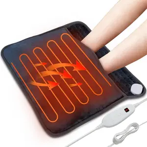 DailyLife Heated Foot Warmer, 20" x 24" Electric Foot Warmer for Feet - 6 Heat Settings, 2 Hours Auto-Off, Machine Washable, Warming Mat, Gifts for Women, Mom, Valentine’s Day, Mother’s Day, FathersDayGift