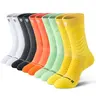 Mqamex Men's High-Elasticity Mid-Calf Preppy Running Socks (5-Pair Bulk Cotton-Poly Blend) - Cooler Mesh, Cushioned Sole Eases Impact, Anti-Sweat, Wear-Resistant, Machine Washable for Adults, Cozy Feet