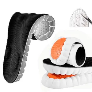 Cloud Memory Foam Insoles for Men Women, Soft Cushion Shock Absorbing Arch Support Inserts, Breathable Non-Slip Shoe Pads for Walking, Running, Work Boots, Gym and Daily Use