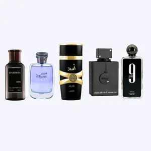 HOLIDAY COMBO SET ARMAF INTENSE CDN EDT 3.6OZ, LATTAFA ASAD EDP, RASASI HAWAS EDP 3.04FL.OZ, AFNAN 9PM & BHARARA KING EDP 3.4FL.OZ Bold Floral Perfume Fragrances Citrus Woody Musk Exotic Fragrance Long Lasting Aromatic Arabian Scent