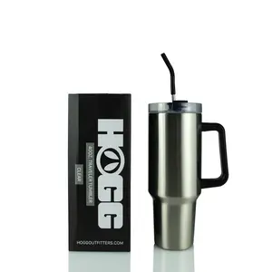 40oz Sublimatable Clear Traveler Tumbler