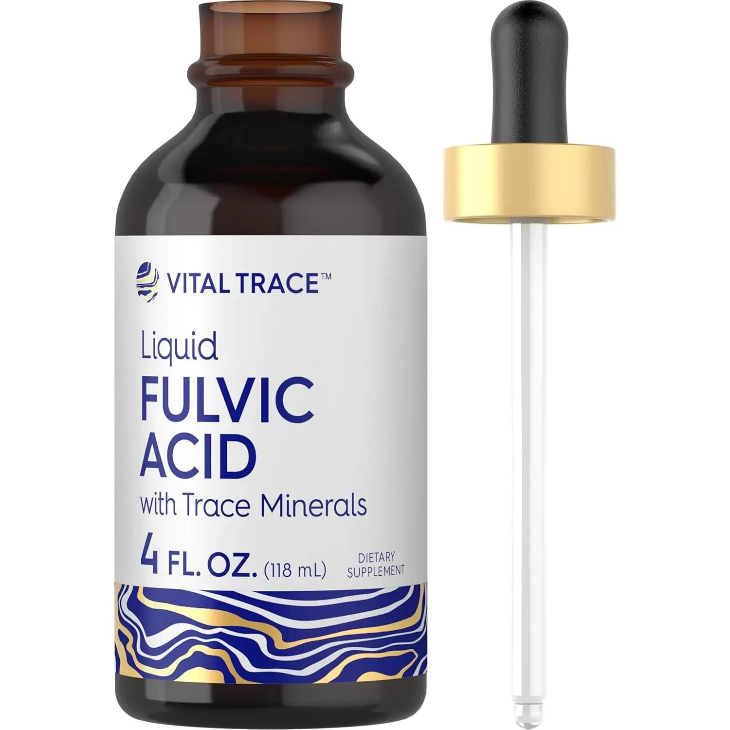Carlyle Fulvic Acid Drops 4 fl oz | Liquid Trace Minerals | Ionic Supplement | Vegetarian, Non-GMO & Gluten Free | By Vital Trace Carlyle Fulvic Acid Drops 4 fl oz | Liquid Trace Minerals | Ionic Supplement | Vegetarian, Non-GMO & Gluten Free | By Vital Trace