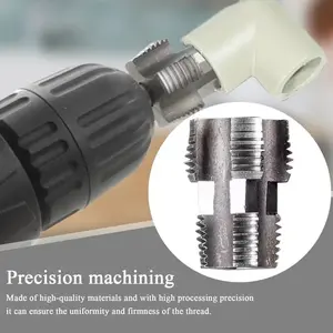 Water Pipe Threader  Inch Internal Thread Maker Plumbing Manual Threader Tool Reusable Repair Accessories