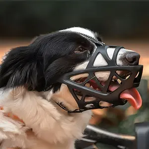 Breathable Anti-Bite Dog Mouth Cover - Stop Barking and Chewing - Comfortable Breathable Anti-Bite Dog Mouth Cover - Stop Barking and Chewing - Comfortable