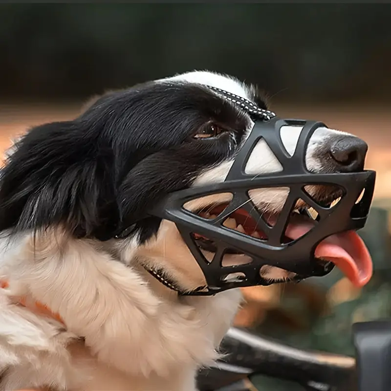 Breathable Anti-Bite Dog Mouth Cover - Stop Barking and Chewing - Comfortable Muzzle Breathable Anti-Bite Dog Mouth Cover - Stop Barking and Chewing - Comfortable Muzzle