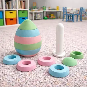 Stackable Egg - Fun Gift & Decor Set, Custom 3D Printed