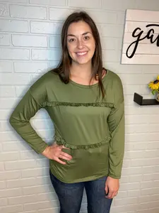 Ruffle Detail Top