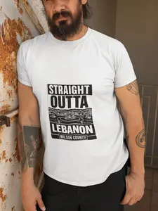 Straight Outta Lebanon Graphic T-shirt