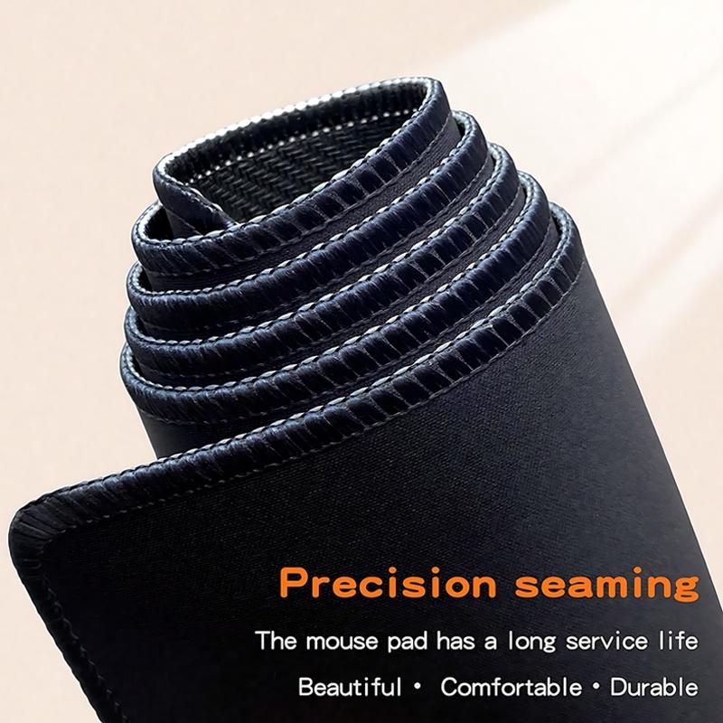 Extra Large Yin Yang Koi Waves Mouse Pad Gaming Desk Pad 35x16 Inch Computer Keyboard Mousepad with Non-Slip Rubber Base Durable Stitched Edge Desktop Accessory Perfect Gift for Home and Office Christmas