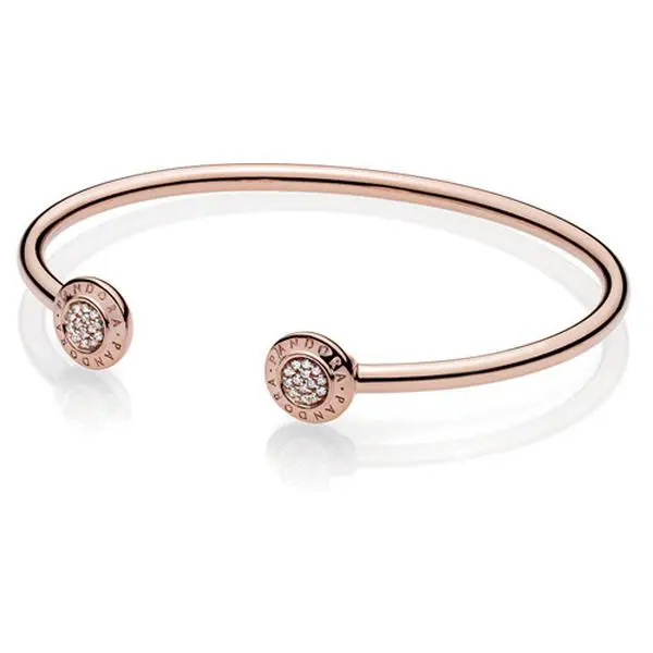 Pandora Classic Silver Sparkling Slider Tennis Bracelet, Cubic Zirconia Metal Jewelry for Adults, Silver Bracelets & Anklets - 580528CZ-1