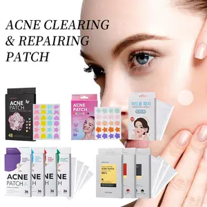 Boxed Acne Patches, Skin Clearing Pimples, Blackheads Care, Waterproof Thin Invisible, Transparent Round Hydrogel Patch, Cleanse Skin