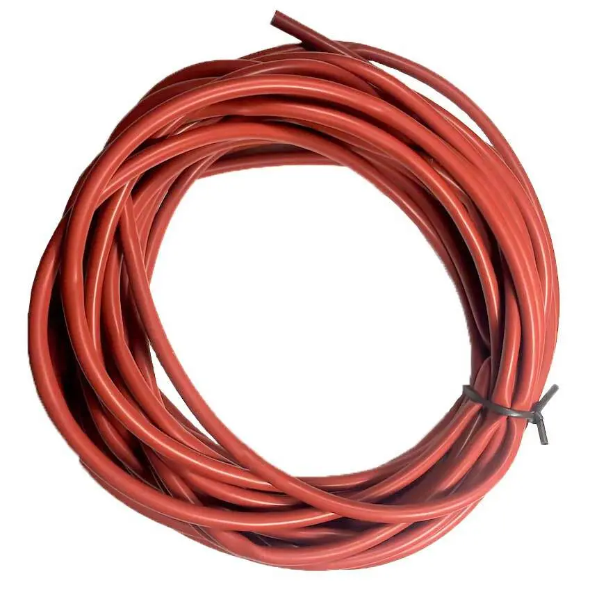 8mm Red Super-Flex Silicone Tubing, 8mm Supply Line Tubing with Blumat Elbows & Bulkhead, High-UV Resistant, No Tools Required, Non-Staining, Kink-Proof, Heat-Stabilized to 500°F, Indoor-Outdoor Safe Plumbing Pipe for Tools & Hardware