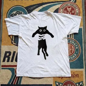 Cat  Baby Tee Y2k Clothing,Vintage, Streetwear