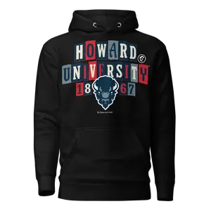 Dungeon Forward - Howard University - Collage - Fade Hoodie