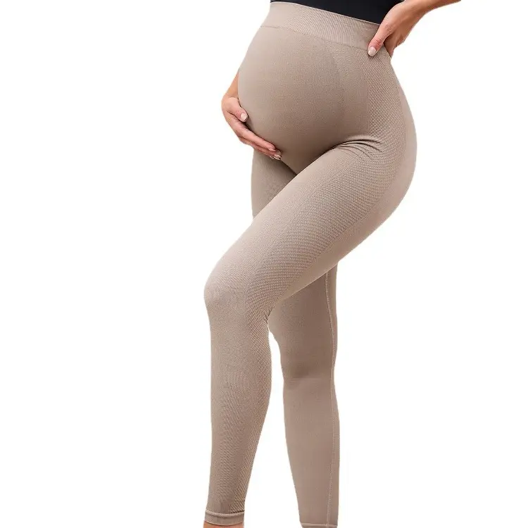 High Waist Maternity Pants Tummy Support Hip Lifting Waist Shaping Pregnant Bottom for Womenswear