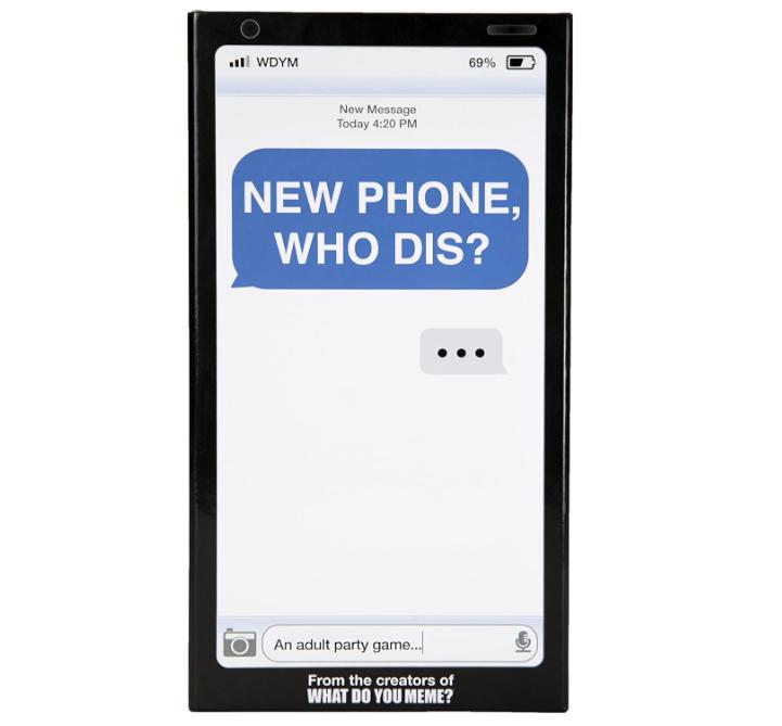 New Phone, Who Dis? By Relatable, The Offline Text Message Party Game for Adults, Spicier Edition Includes 100 Inbox Cards & 300 Reply Cards, The Perfect Gifts For Friends, & Christmas Party Games