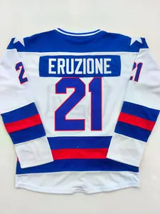 1980 Olympic Team jersey Hockey 21 17 30 White Blue Stitched Letters & Numbers S-3XL, ,Long Sleeve,Thanksgiving Gift Xmas