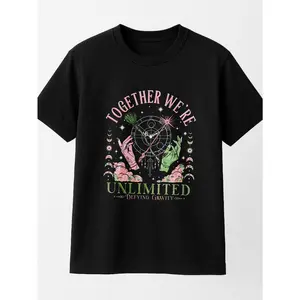 Together We're Unlimited Shirt Defy Gty Shirt Wicked Witchcore Gift Pink Green Wicca Shirt, Wizardie Fan Apparel