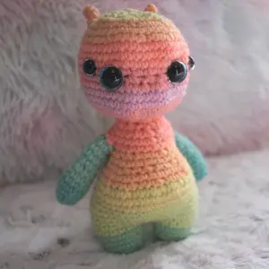 Little Dragon Dude – Crocheted Amigurumi Plushie Monster