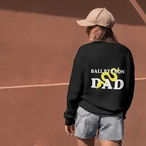 Ball Python Dad Long Sleeve T-Shirt Crewneck