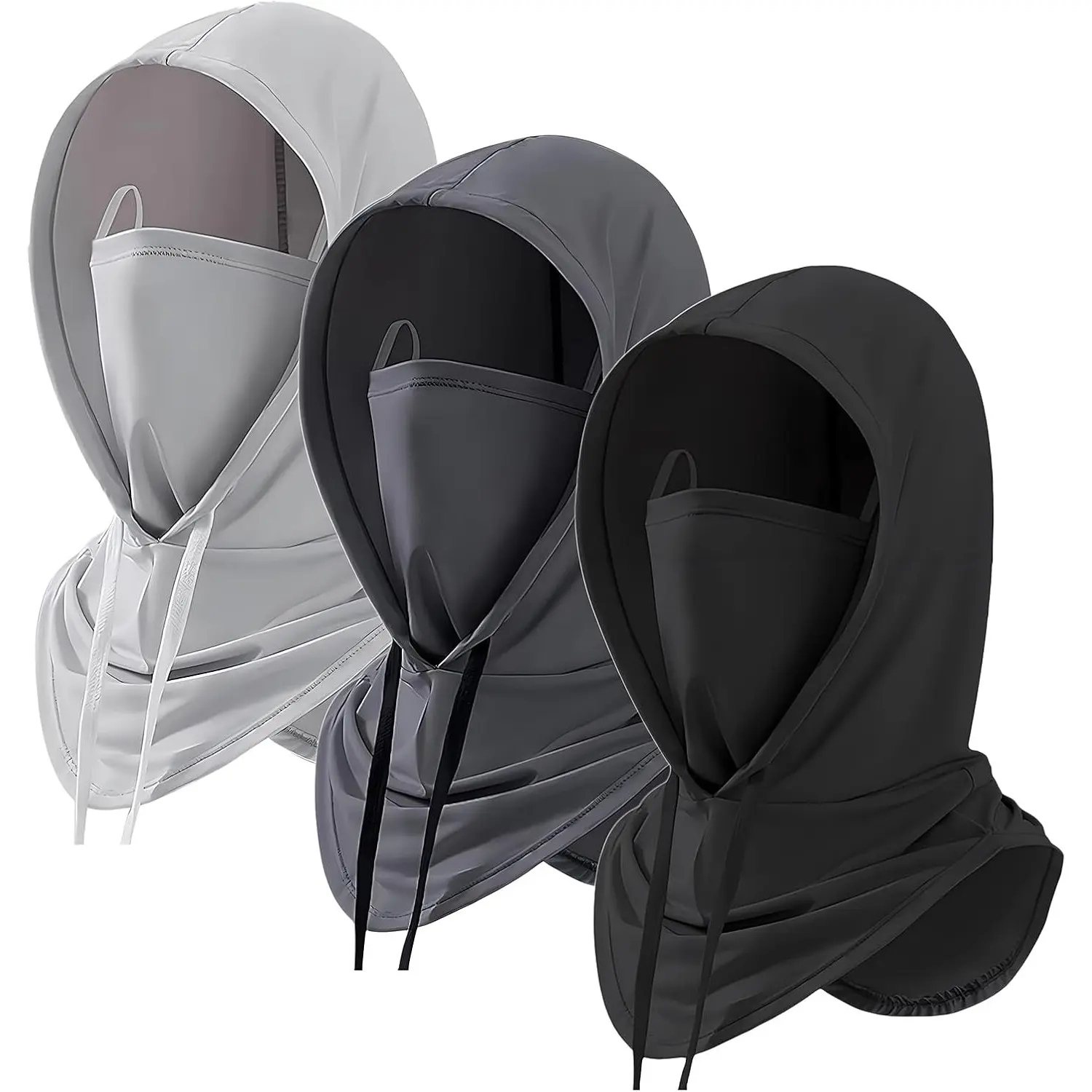 3 Pack Summer Balaclava Set,Sun UV Protection Hood,Breathable Full Head Mask Face Cover for Men Women Motorcycle Cycling Fishing,Halloween Christmas Party Fathersdaygift,Hand Tools Kits
