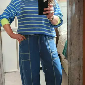 Tanming Women's  High Waisted Barrel Sweatpants Baggy Wide Leg Drawstring Joggers with Pockets and Seam Stitch Details | Regular Lined for Fall & Spring, Cozy Fleece Lined for Winter