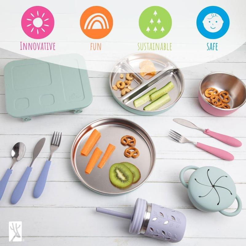 10oz Stainless Steel Kids + Toddler Drinking Cups| The Original Mason Jar with Sleeves + Lids| Silicone Straws| Smoothies| Storage Jar| Spill Resistant| Dishwasher Safe|