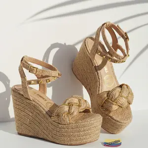 Bety -  High Quality and Comfort Handmade Platform Sandals. 14cm