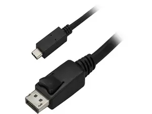 StarTech.com CDP2DPMM1MB 3.3 ft (1 m) USB-C to DisplayPort Cable - USB Type-C to DP Video Adapter Cable - 4K 60Hz - Black
