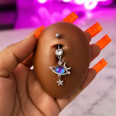 Galaxy Belly Ring