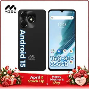 【C69M Pro】MIRO 6.9" Large Screen Android 15 Smartphone – 120Hz Display, 16GB RAM + 256GB Storage, 50MP Camera, 5160mAh Battery, Fast & Smooth Performance for Work, Gaming, Streaming, Travel, Thoughtful Tech Gift for Professionals & Enthusiasts