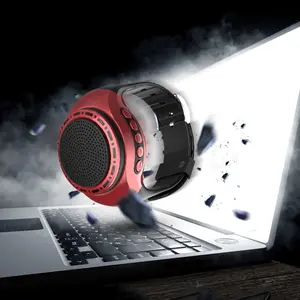 U6 Bluetooth Watch Speaker Wearable Sports Wrist Speaker Smart Watch Selfie Device Hands-Free Calling with TF Card Slot